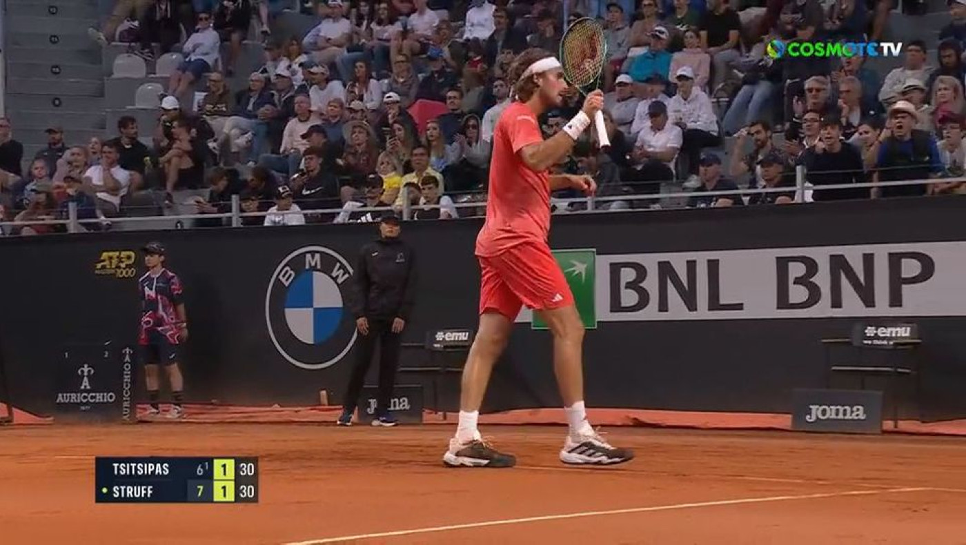 Με ανατροπή προκρίθηκε ο Στέφανος Τσιτσιπάς