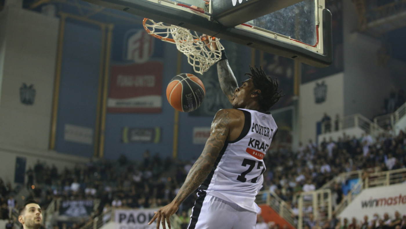 Απίθανα νούμερα από Πόρτερ σε έξι ματς στην Ελλάδα με 37,9 λεπτά συμμετοχής μέσο όρο