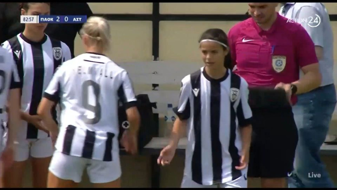 ΠΑΟΚ: Έγραψε ιστορία η 13χρονη Μπουρονίκου
