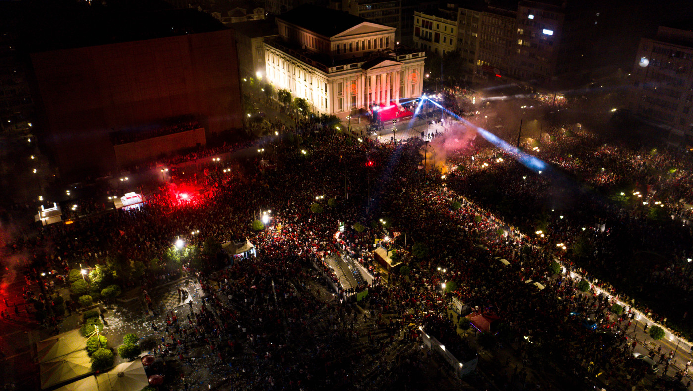 Ολυμπιακός: Η στιγμή που ο Πειραιάς πανηγύρισε το γκολ από drone