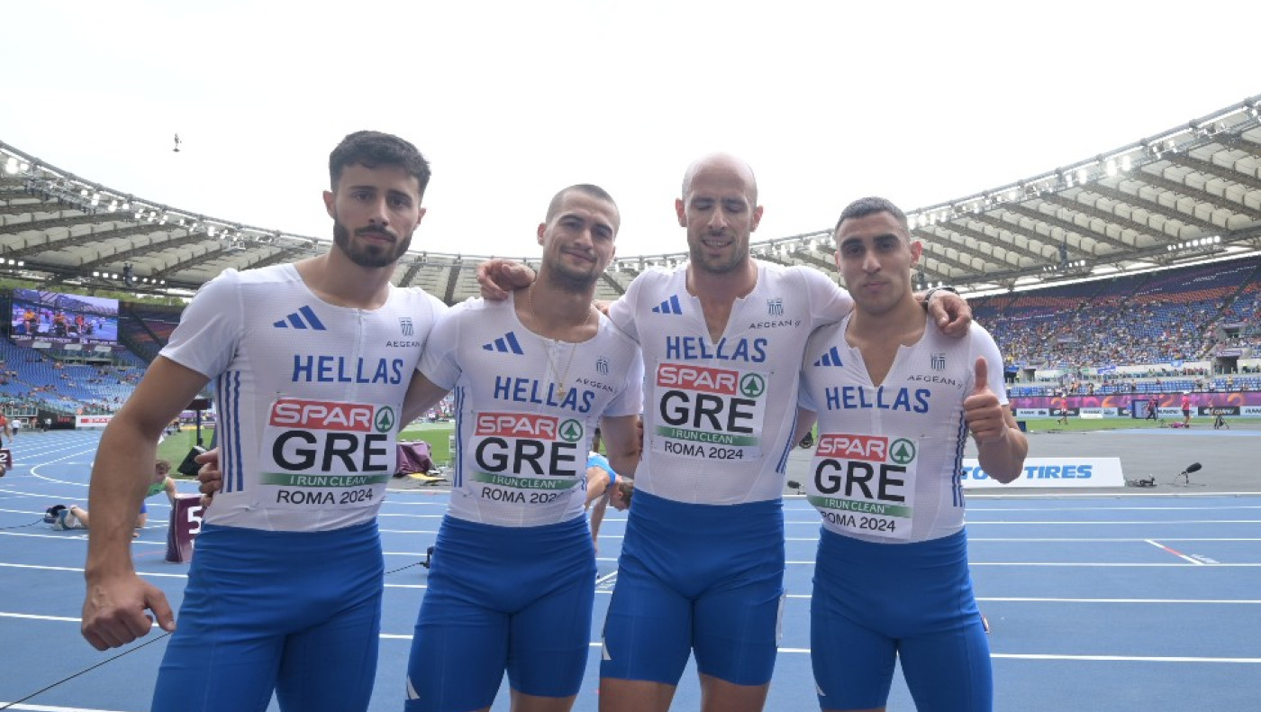 Ευρωπαϊκό, Ρώμη: Μια ανάσα από τον τελικό η ανδρική ομάδα σκυταλοδρομίας