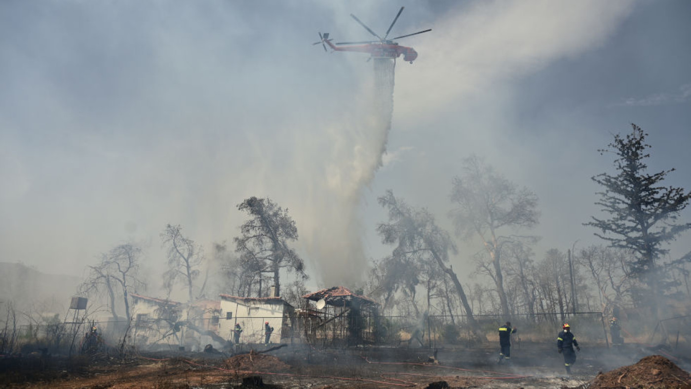 Νέα μεγάλη φωτιά στις Σέρρες: Με ελικόπτερο και αεροπλάνα η κατάσβεση