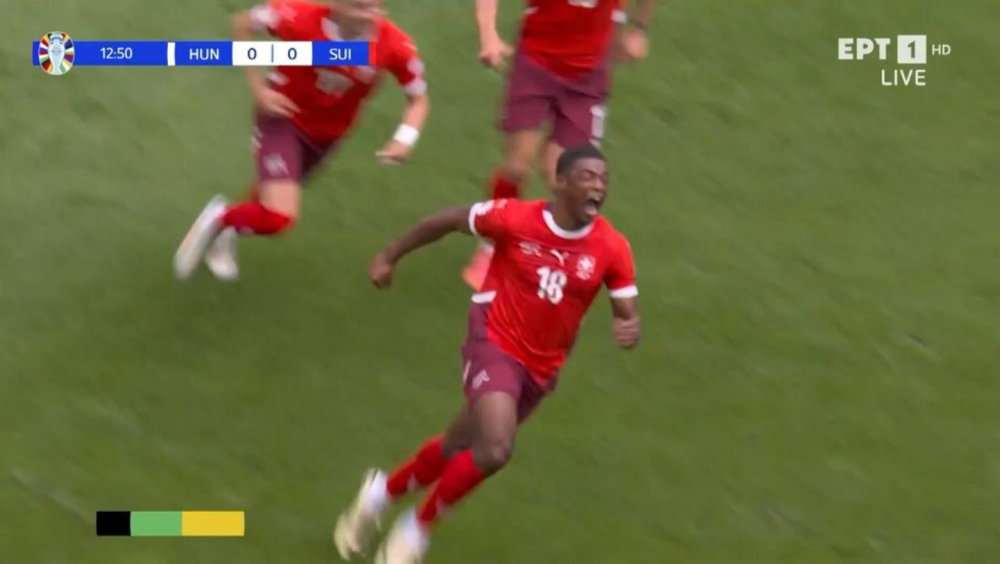 Euro 2024: Υποδειγματικό πλασέ ο Ντουά και γρήγορο προβάδισμα (1-0) η Ελβετία