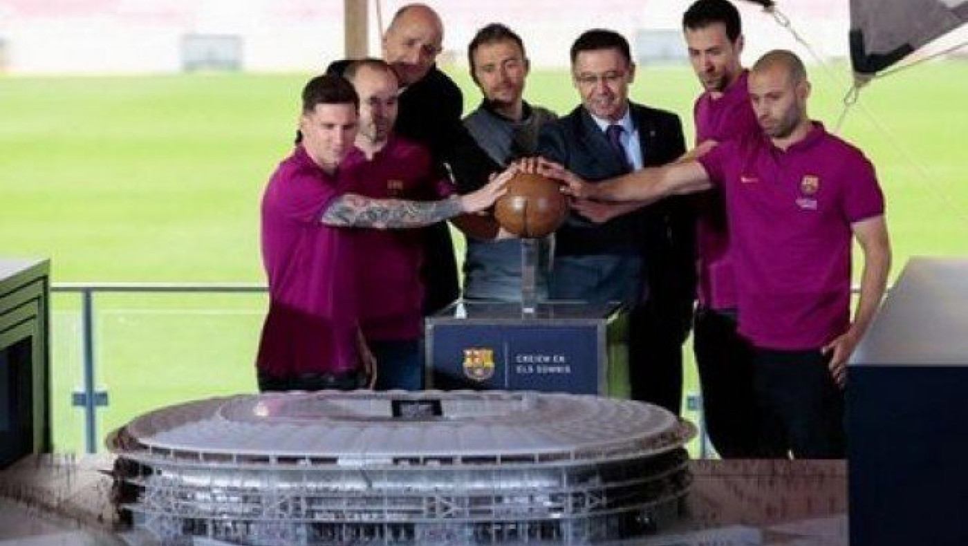 Η  παρουσίαση  του  νέου  «Καμπ Νου» (Pics+Videos)