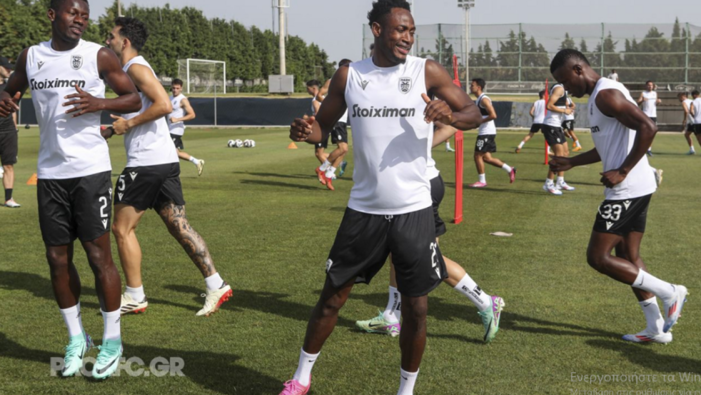 Σαββατιάτικη προπόνηση μέσα από τον φακό του PAOK FC