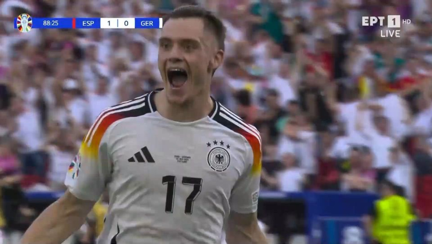 Euro 2024: Το γκολ του Βιρτς που έστειλε το ματς στην παράταση (vid)