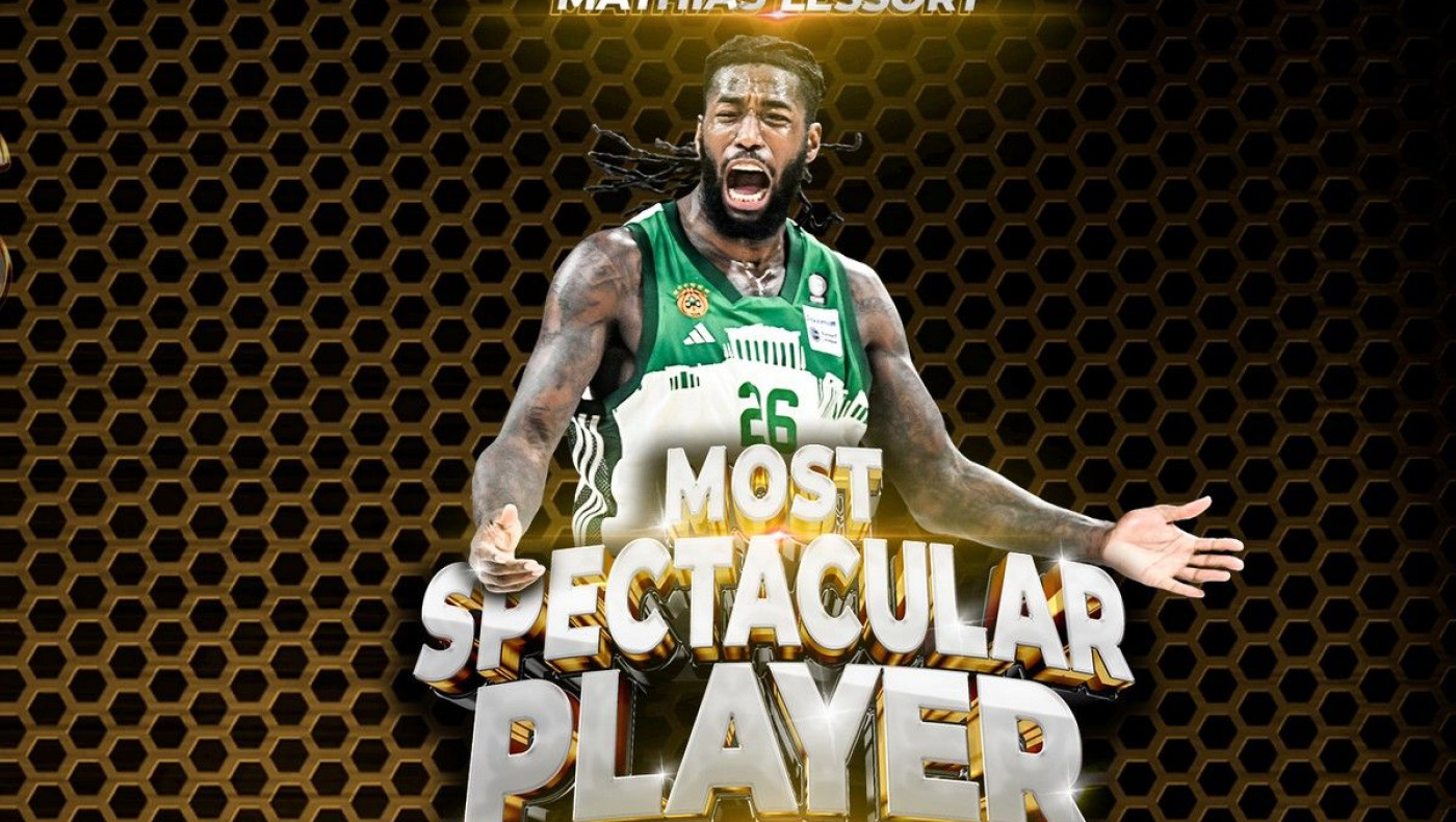 Stoiximan Basket League: Ο Ματίας Λεσόρ αναδείχθηκε ο πιο θεαματικός παίκτης