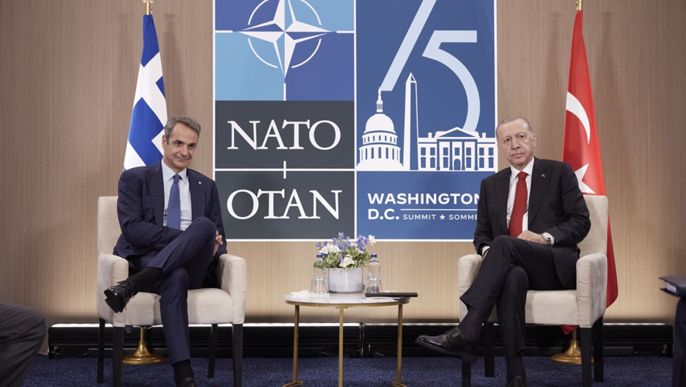 Συνάντηση Μητσοτάκη-Ερντογάν: Επανέναρξη συνομιλιών για το Κυπριακό ζήτησε ο πρωθυπουργός