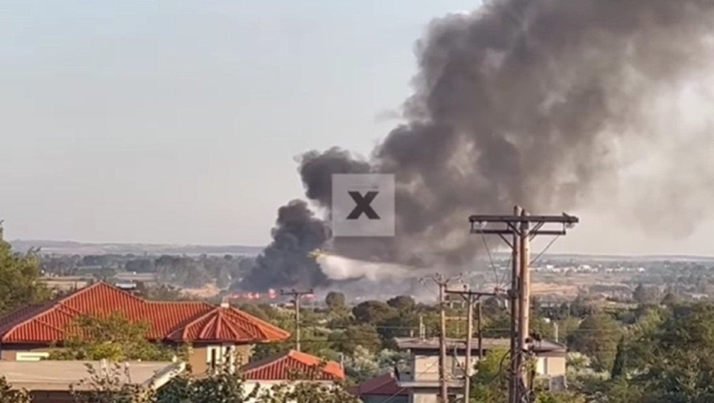 Πυρκαγιά στα Κιμμέρια Ξάνθης – Επιχειρούν και τρία αεροσκάφη (vid)