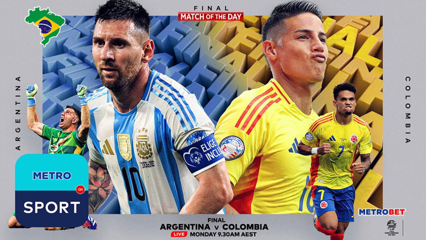 «Ματς της ημέρας» : Ο μεγάλος τελικός του Κόπα Αμέρικα στην Φλόριντα : - Αργεντινή - Κολομβία –