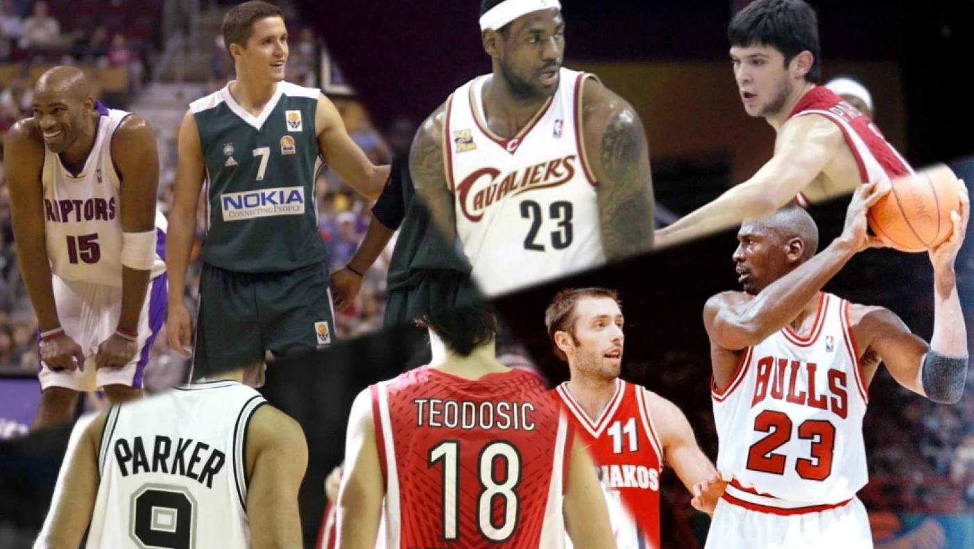 3+3 φορές όπου Ολυμπιακός και Παναθηναϊκός AKTOR μονομάχησαν με ομάδες του ΝΒΑ