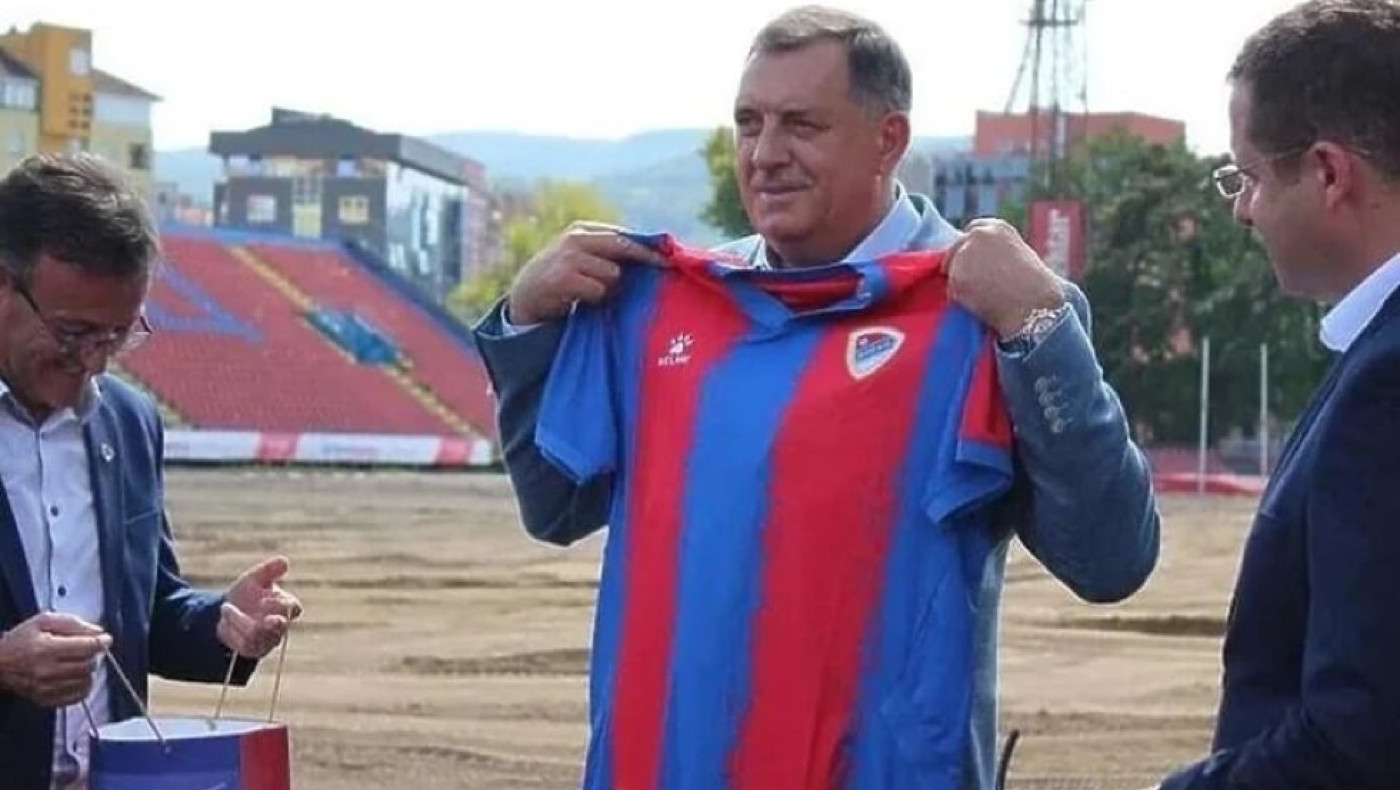 Ο πρόεδρος της σερβικής δημοκρατίας της Βοσνίας, είναι ο πιο μεγάλος οπαδός της ομάδας της Μπόρατς