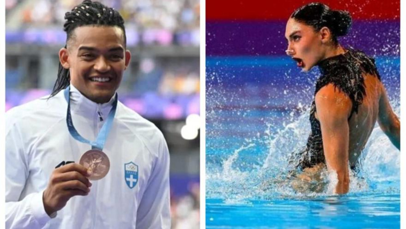 Ολυμπιακοί Αγώνες: Καραλής και Πλατανιώτη σημαιοφόροι στην τελετή λήξης (pic)