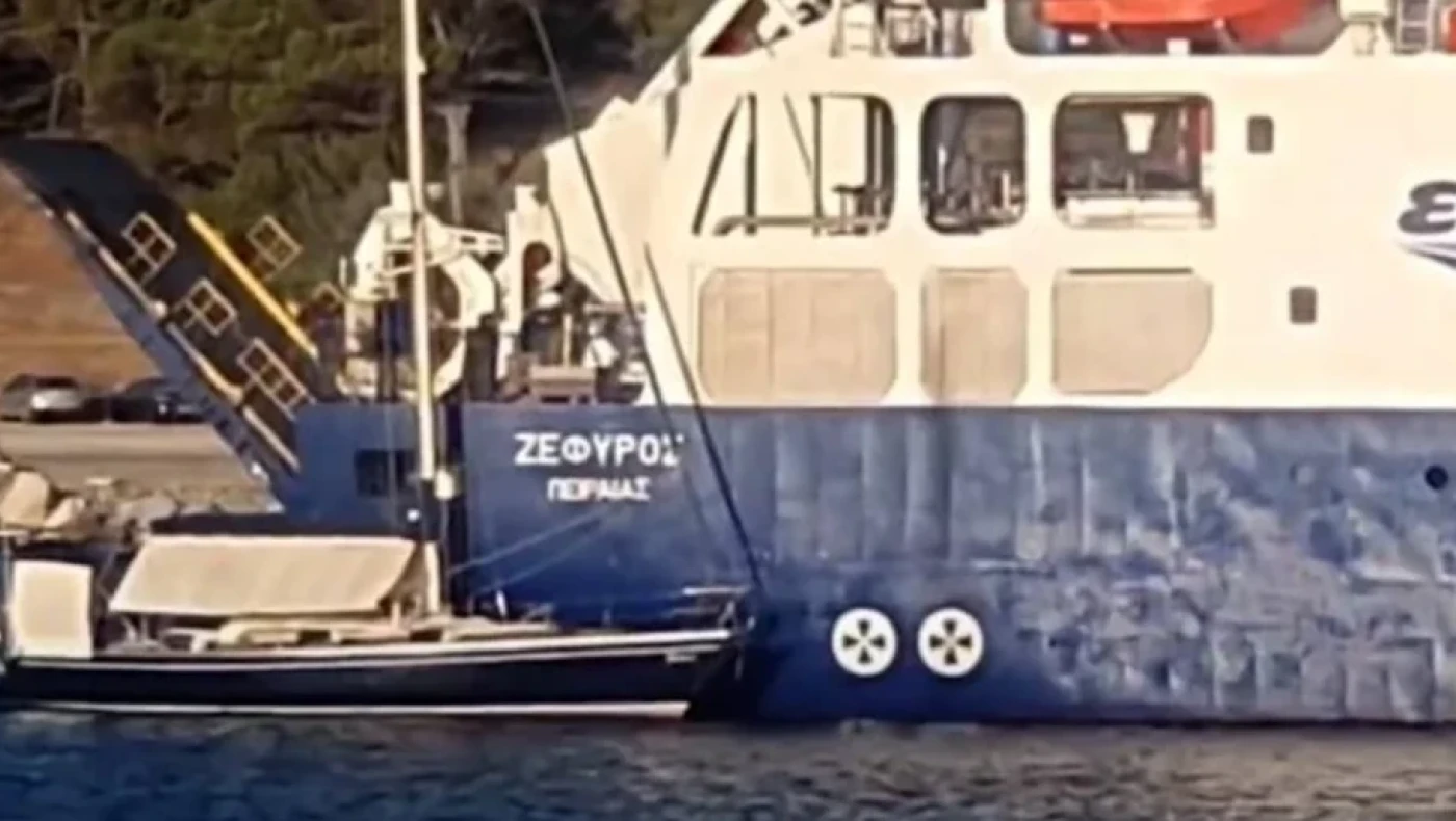 Λήμνος: Δεξαμενόπλοιο παρέσυρε ιστιοφόρο- Πώς έγινε το ατύχημα (vid)