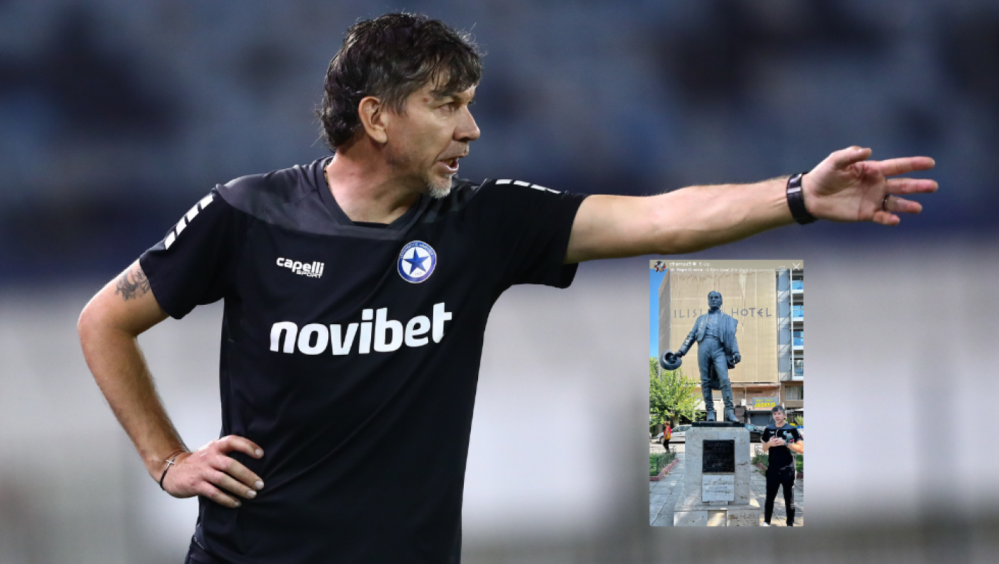 Στον... πατέρα της ανεξαρτησίας της Ουρουγουάης ο Γκαρσία πριν την πρεμιέρα με τον Άρη