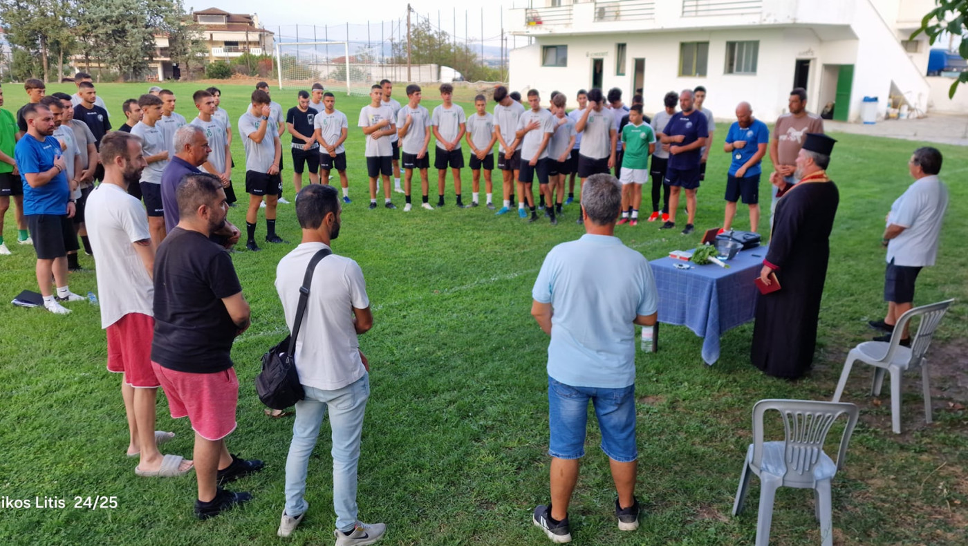 Μακεδονικός Λητής: Εγινε ο αγιασμός-Το Σάββατο το πρώτο φιλικό (pics)