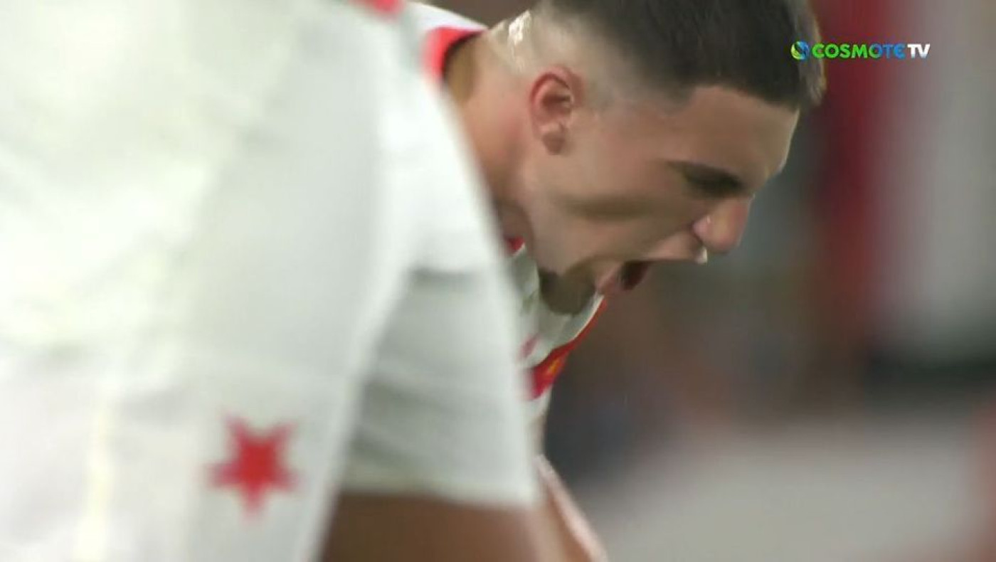 Εκπληκτικό γκολ από τον Ζαφείρη για το 1-0 της Σλάβια!