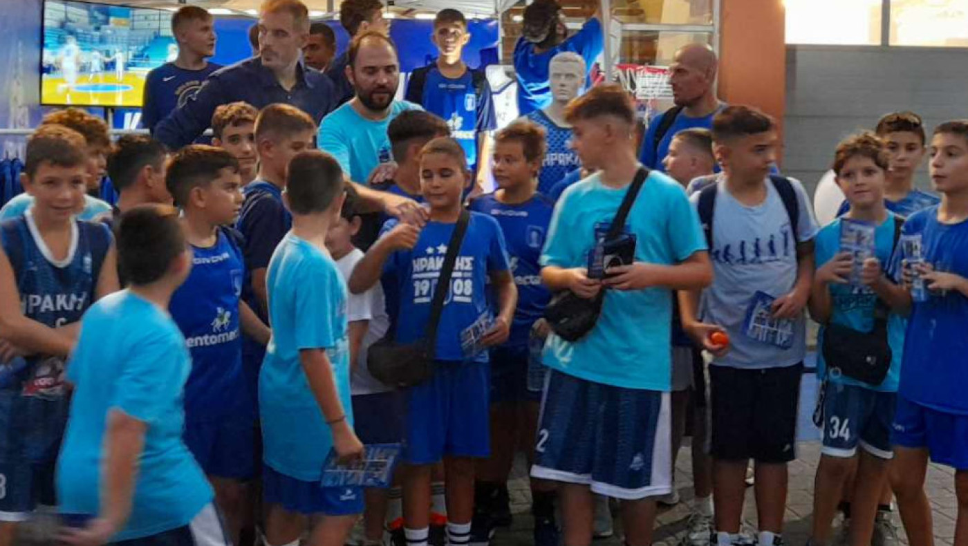 Ηρακλής Μπάσκετ: Οι ακαδημίες ξεσήκωσαν τη ΔΕΘ-Δείτε VIDEOS