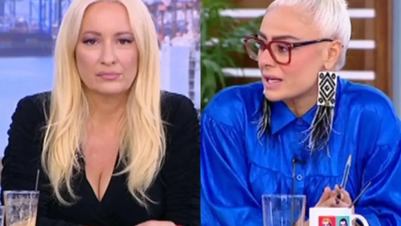 Γραμμέλη-Καλύβα: Χαμός στον «αέρα» για την μπλούζα της Ματούλας Ζαμάνη