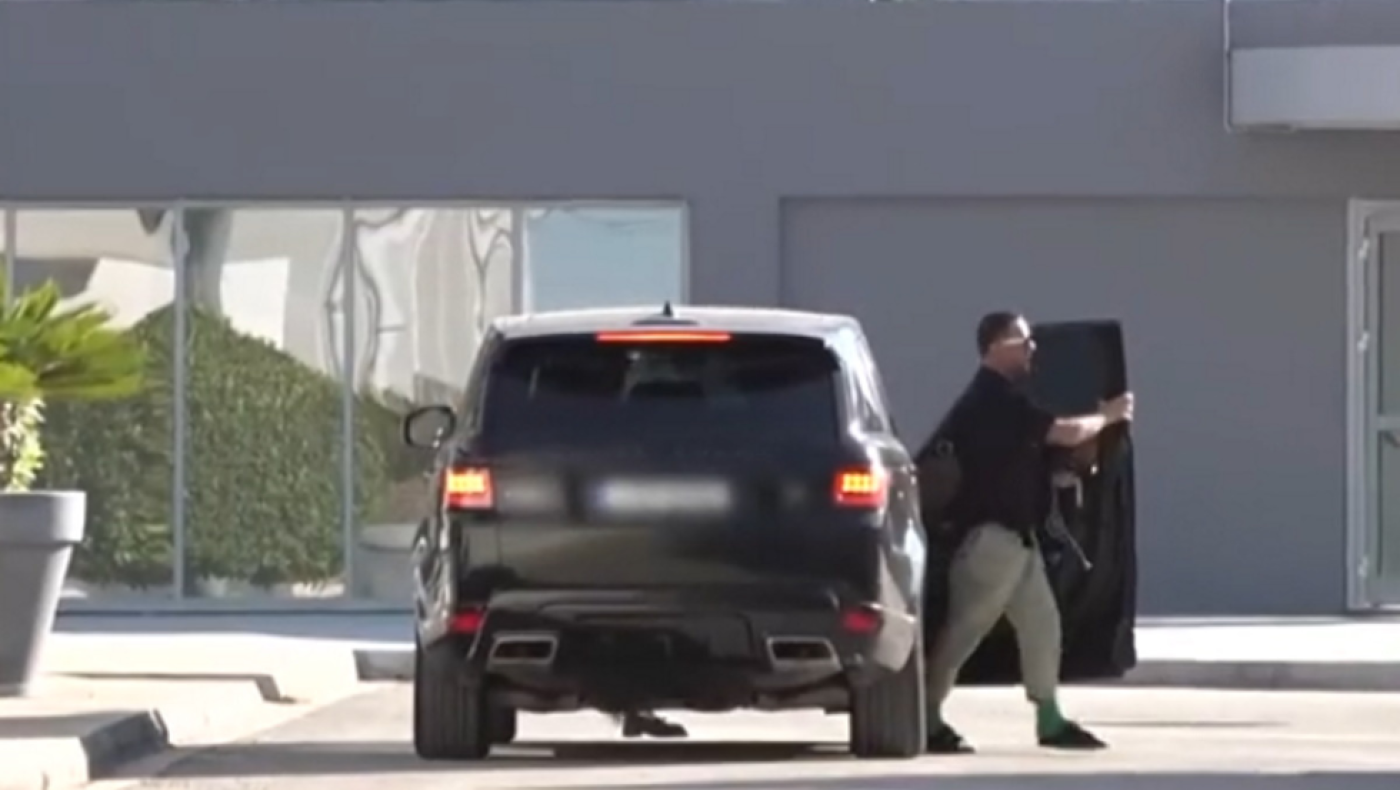 Ο Γιώργος Μαζωνάκης στο πρώτο γύρισμα του «The Voice»