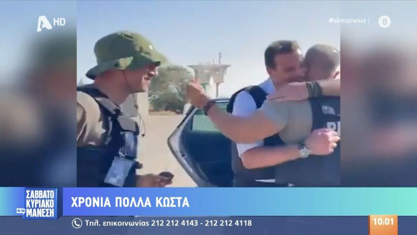 Ρεπόρτερ του ALPHA έσβησε τούρτα γενεθλίων στα σύνορα Ισραήλ-Λιβάνου