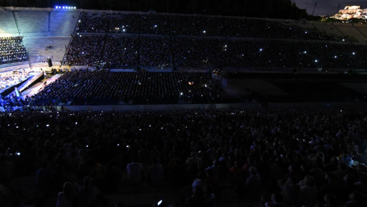 Η συναυλία για τα Τέμπη από το Καλλιμάρμαρο