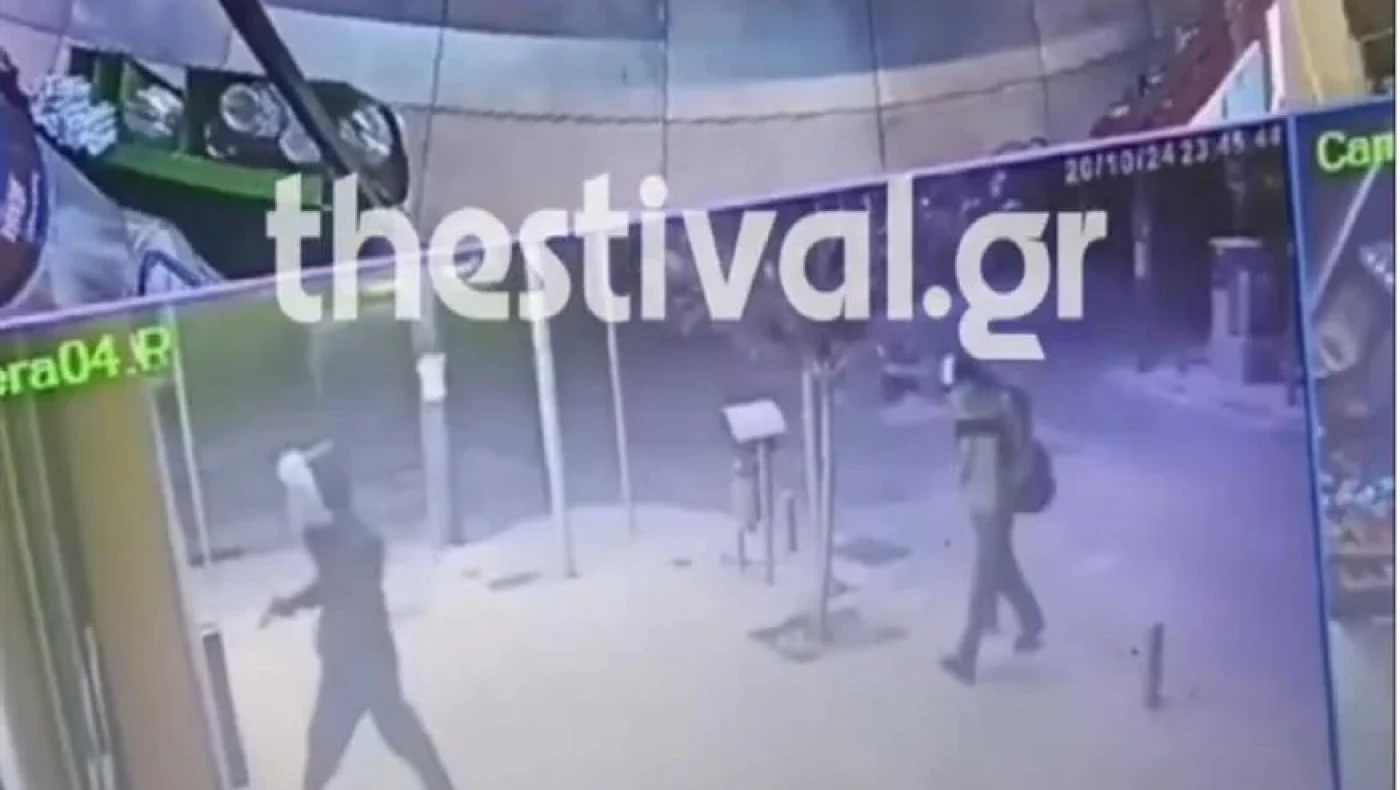 Θεσσαλονίκη: Βίντεο-ντοκουμέντο από ένοπλη ληστεία σε ψιλικατζίδικο