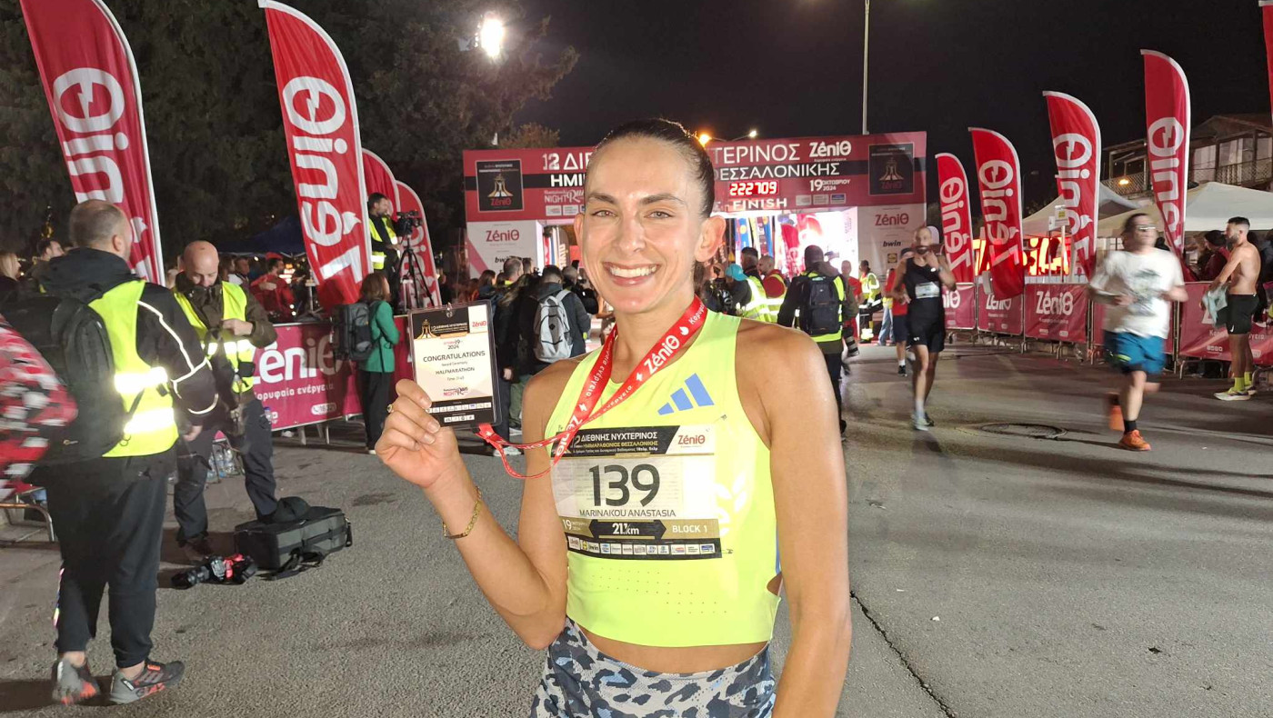 Παπαϊωάννου και Μαρινάκου οι νικητές του Νυχτερινού Ημιμαραθωνίου