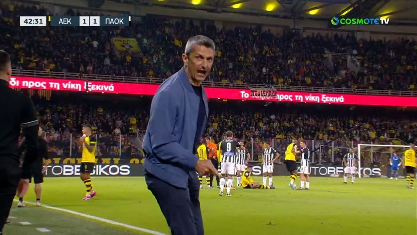 Ξέσπασμα Λουτσέσκου στην κάμερα: «The referee one more time here»