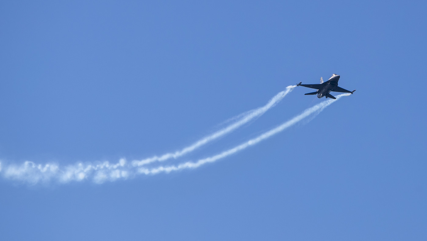 28η Οκτωβρίου: Ξανά στους αιθέρες της Θεσσαλονίκης το F-16 «Ζεύς»