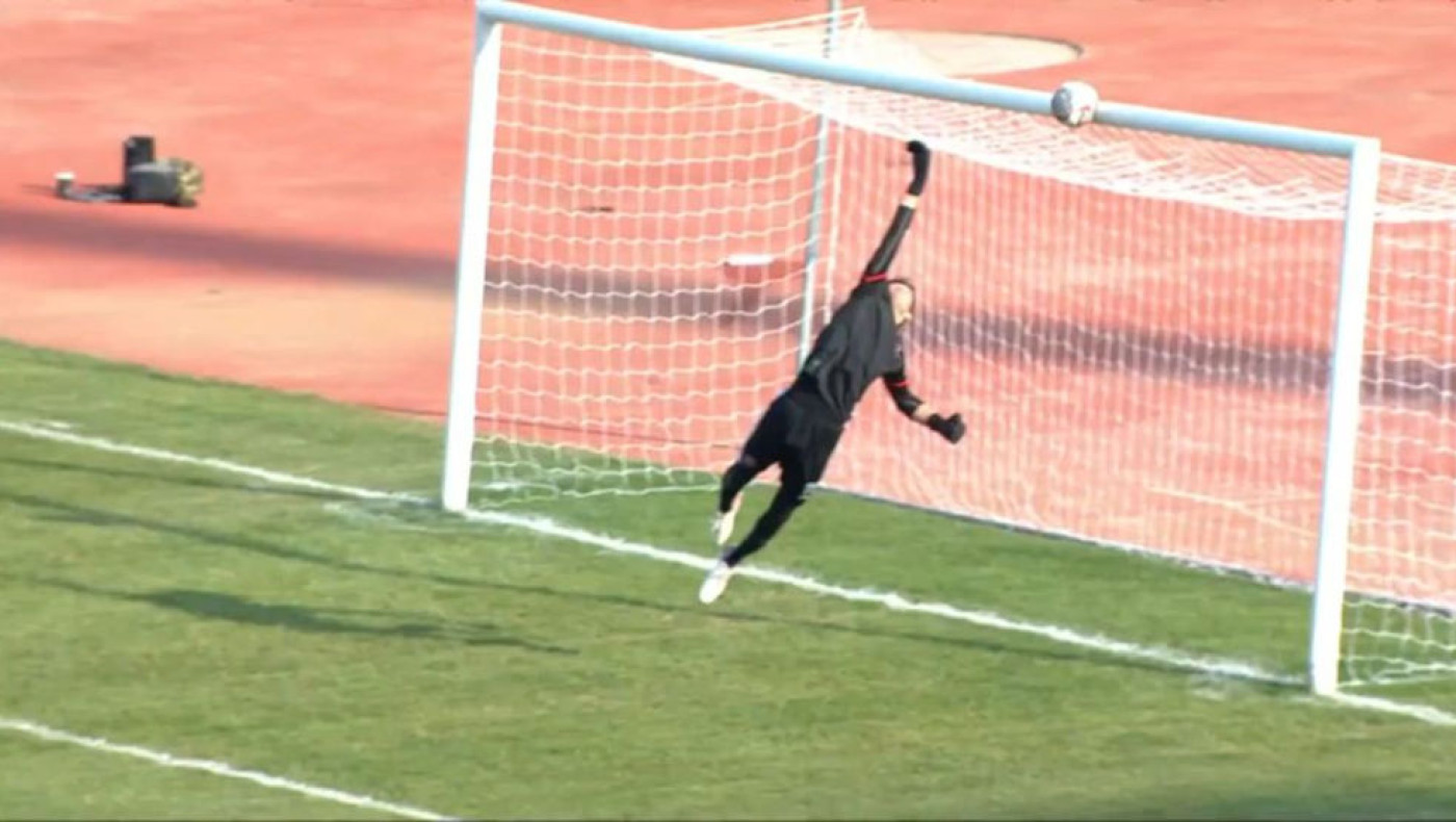 Ηρακλής-Διαγόρας Ρόδου: Στο δοκάρι η «οβίδα» του Τσιντώνη (Video)