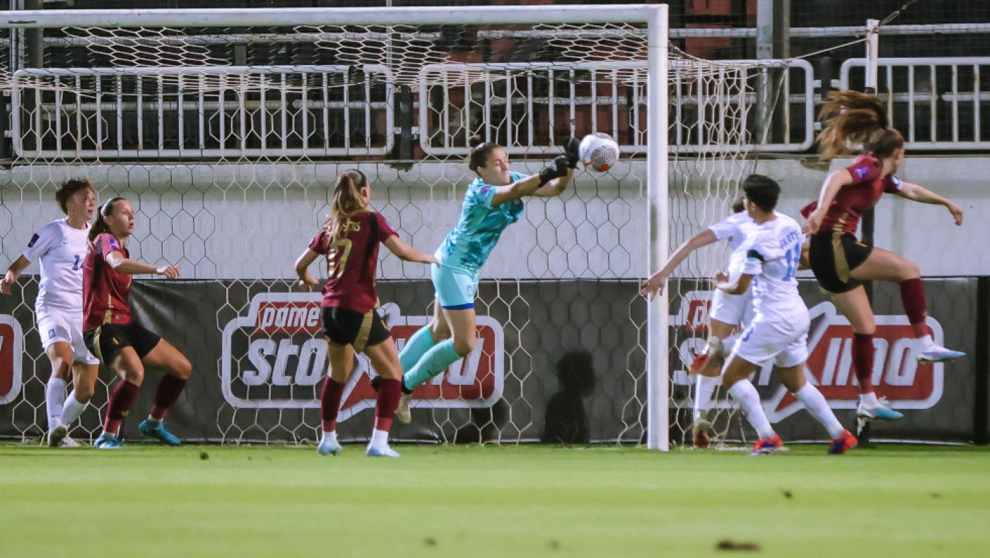 Εθνική Γυναικών: Με ηρωίδα τη Γιαννακούλη κράτησε στο μηδέν το Βέλγιο