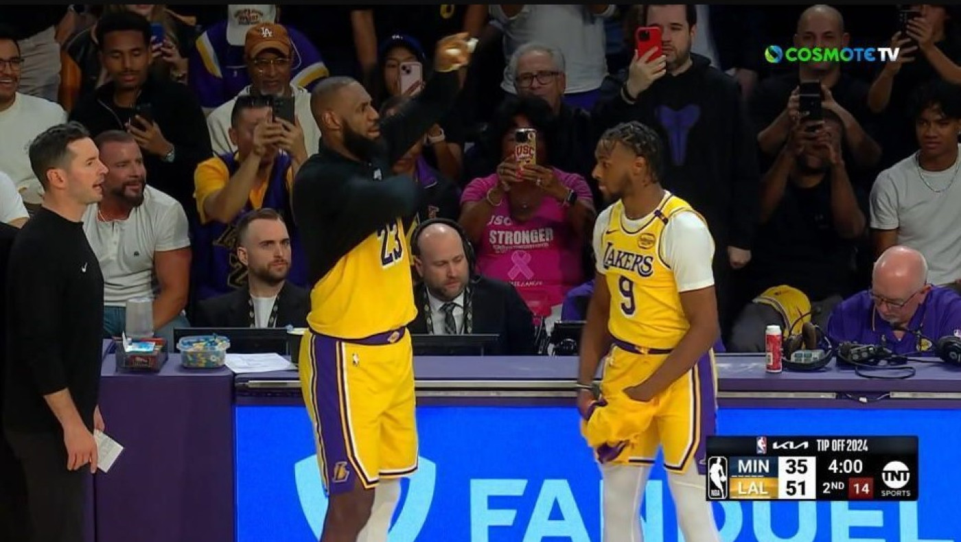 Έγραψαν ιστορία Λεμπρόν-Μπρόνι - Καταιγίδα τριπόντων από τους Σέλτικς