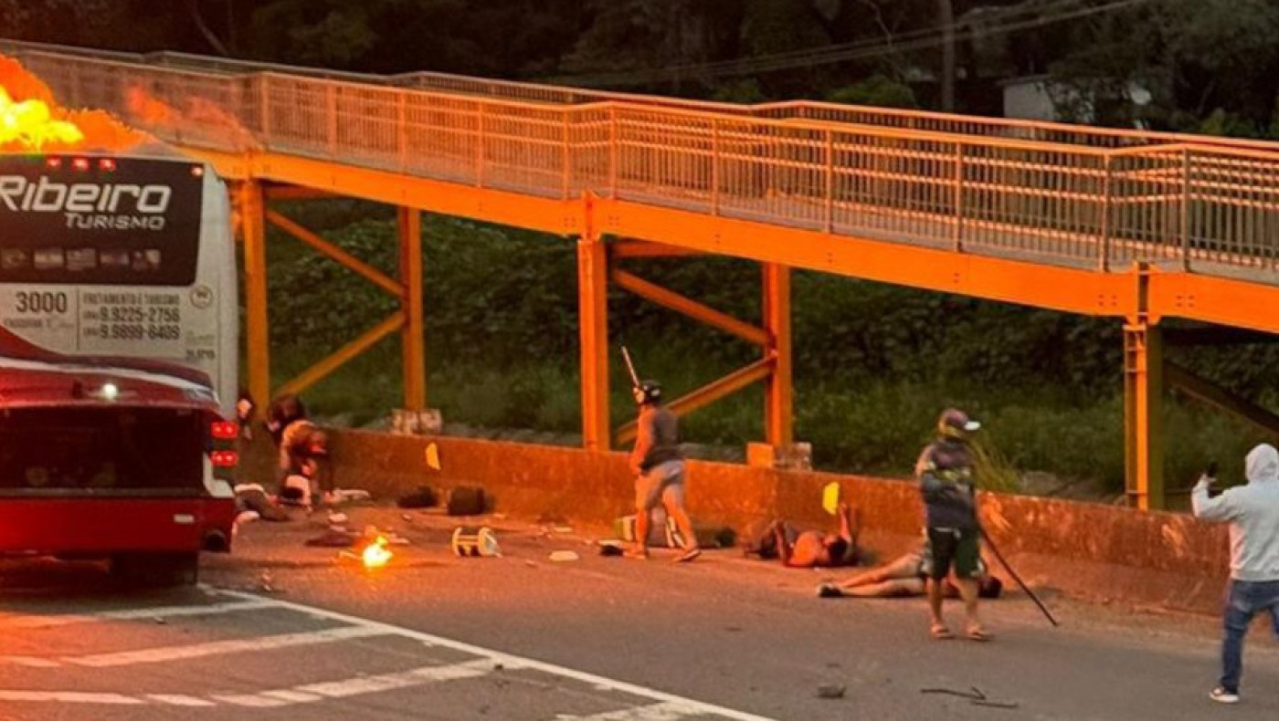 Βραζιλία: Άγρια επεισόδια στο Κρουζέιρο-Παλμέιρας-Σοκάρουν οι εικόνες (vid)