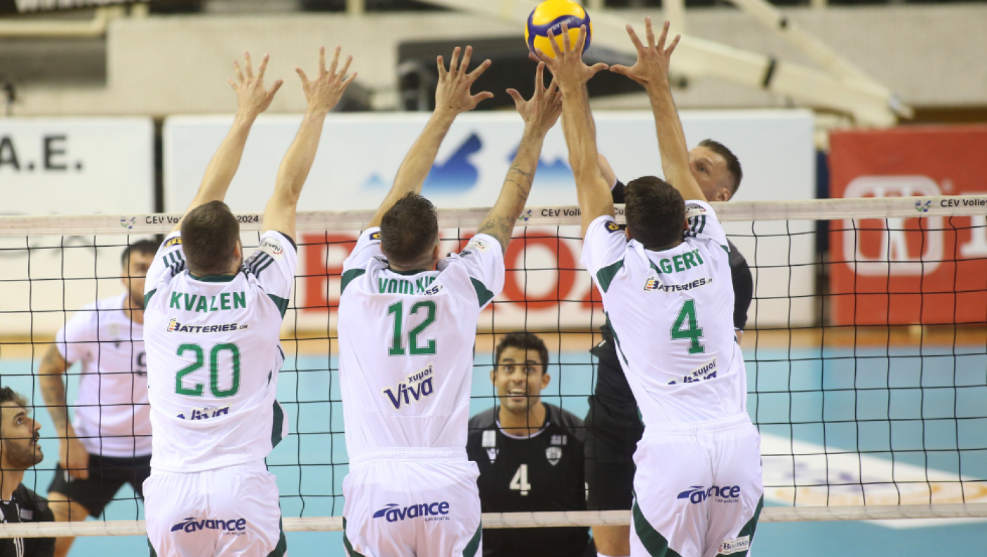 Volley League: Κακό ξεκίνημα για τον ΠΑΟΚ, ηττήθηκε με 3-1 από τον Παναθηναϊκό