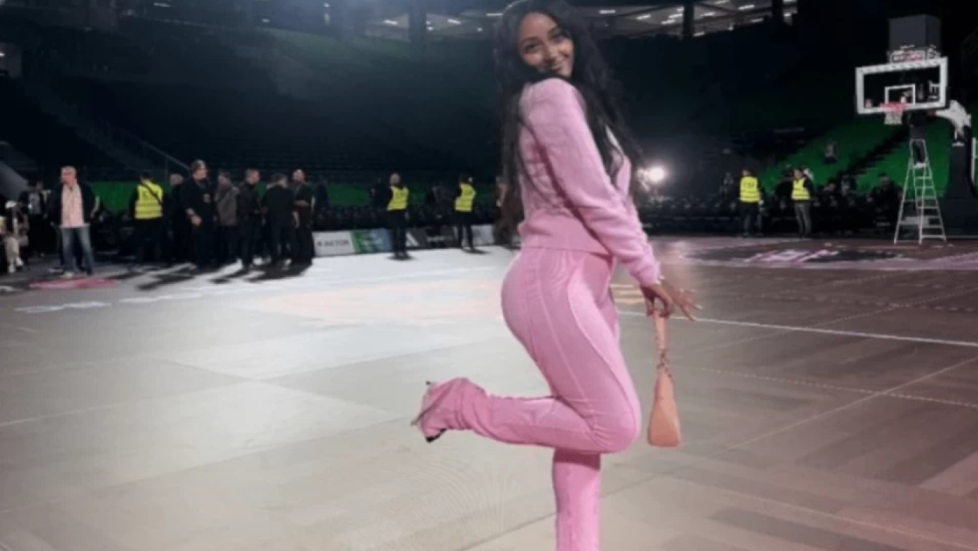 Παναθηναϊκός AKTOR: Η εντυπωσιακή σύζυγος του Κέντρικ Ναν στο glass floor του ΟΑΚΑ