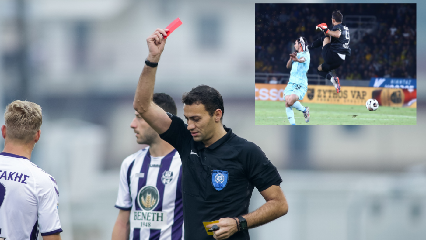 Κουτσιαύτης: «Γι' αυτούς τους τέσσερις λόγους έπρεπε ο Σιδηρόπουλος να δώσει κόκκινη κάρτα στον Μπρινιόλι»