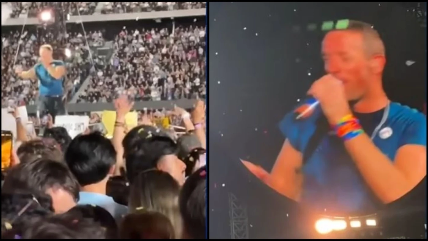 Ατύχημα για τον τραγουδιστή των Coldplay: Έπεσε σε τρύπα της σκηνής