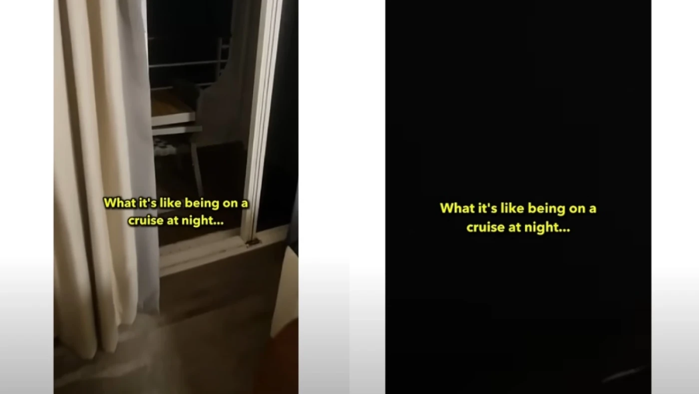 Πώς είναι πραγματικά μια νυχτερινή κρουαζιέρα: Το «σκοτεινό» βίντεο επιβάτη