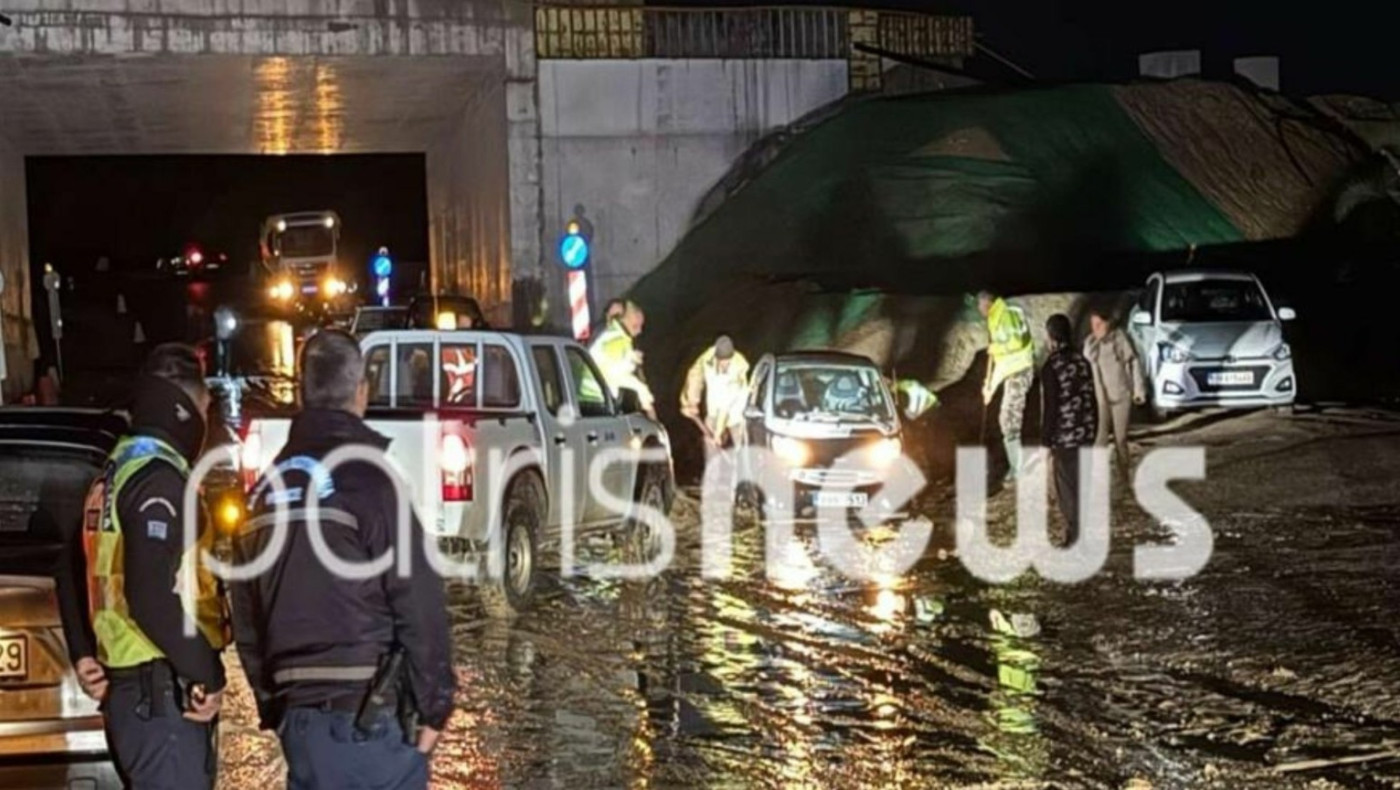 Ηλεία: Προβλήματα από την κακοκαιρία-Ποτάμια οι δρόμοι, διακοπές ρεύματος