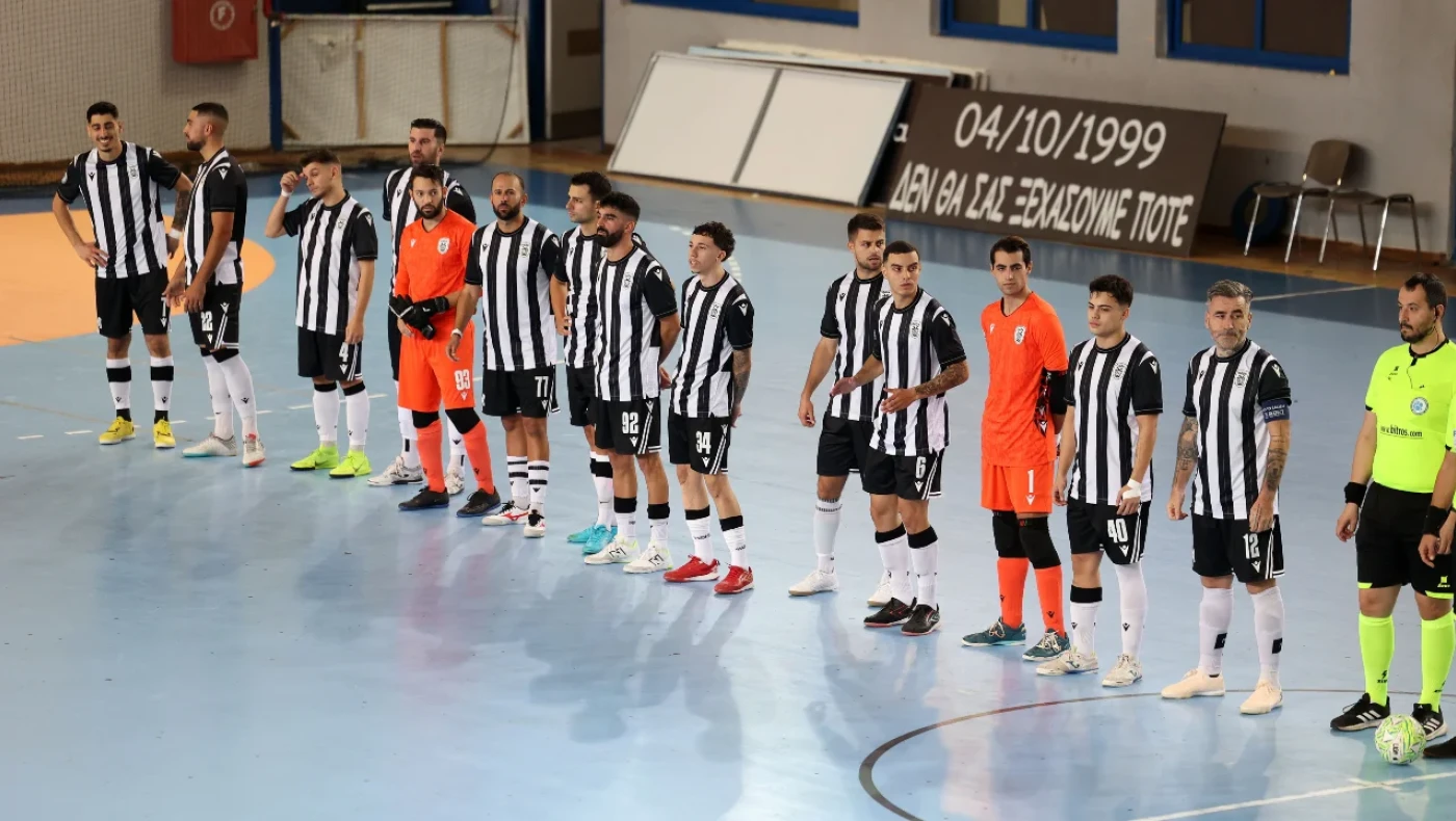Futsal: «Πέταξε» τη νίκη ο ΠΑΟΚ-Ισόπαλος 3-3 με τον Παναθηναϊκό