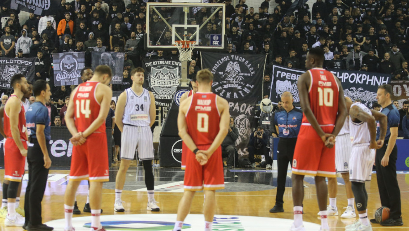 ΠΑΟΚ-Ολυμπιακός: Ενός λεπτού σιγή στη μνήμη του Γιώργου Βαλαβανίδη