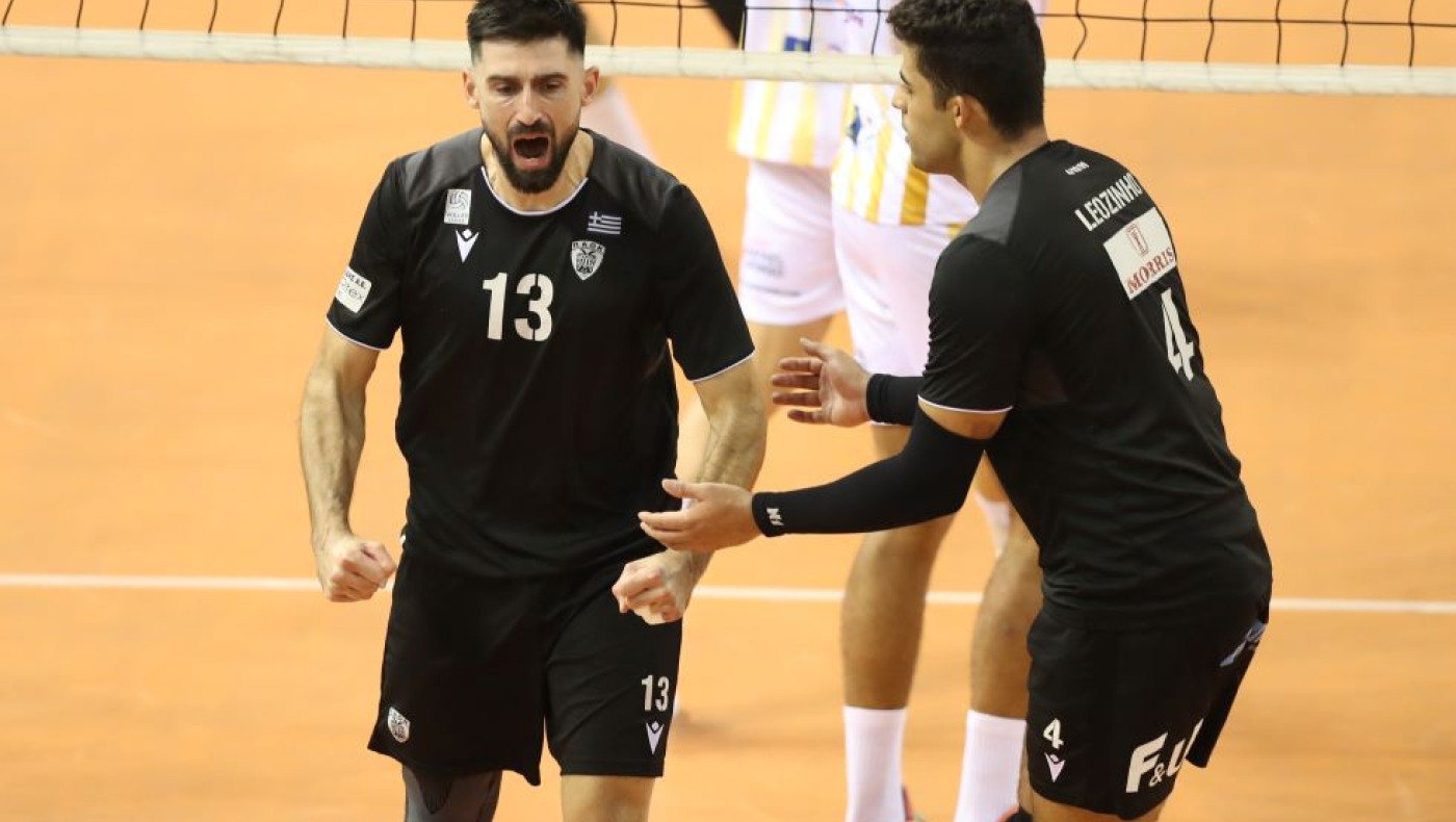 ΠΑΟΚ-Βόλεϊ: «Πέταξε» στους 16 του Challenge Cup ο Δικέφαλος