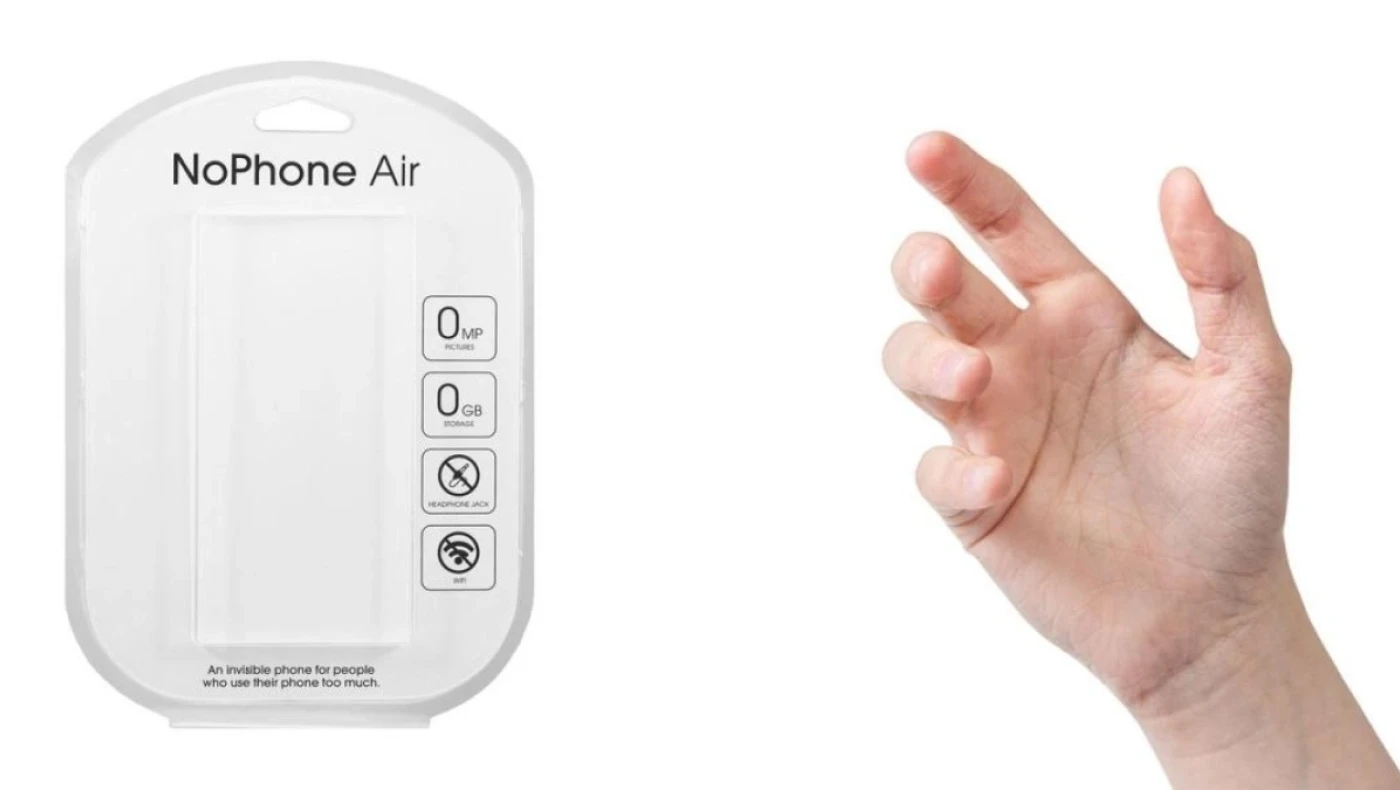 NoPhone Air: Λανσάρουν σκέτο «αέρα» αντί για κινητό και έχουν πουλήσει ήδη πάνω από 1000 κομμάτια