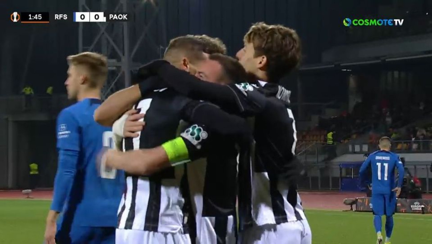 RFS-ΠΑΟΚ: Άνοιξε το σκορ για τον Δικέφαλο ο Ντεσπόντοφ (vid)