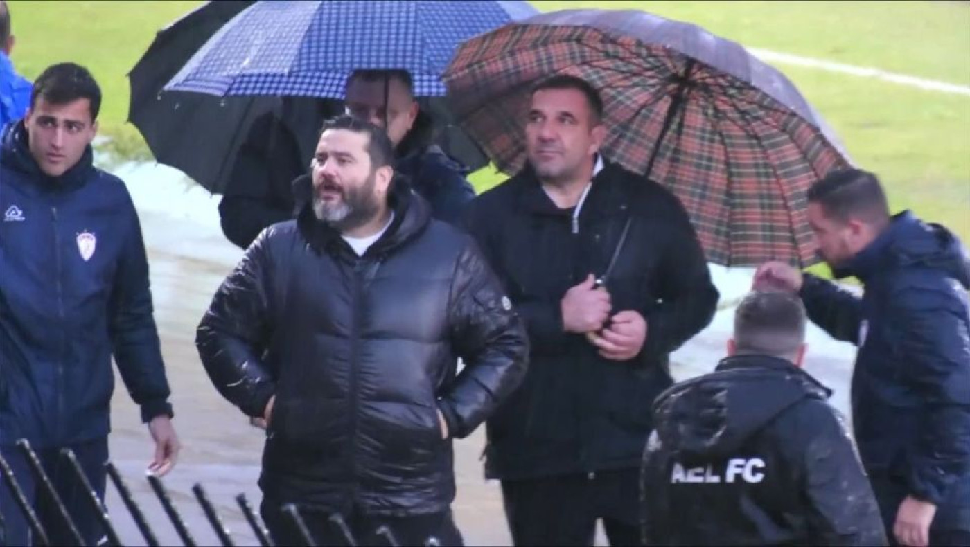 Διαγόρας-ΑΕΛ: Ένταση και αψιμαχίες μετά την αποβολή του Κοσσονού (vid)