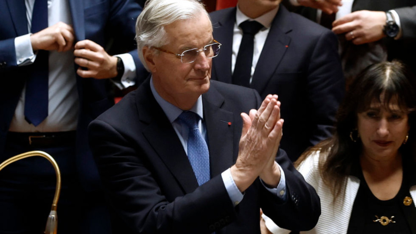 Γαλλία: Υπερψηφίστηκε η πρόταση μομφής-Kαταρρέει η κυβέρνηση Μπαρνιέ