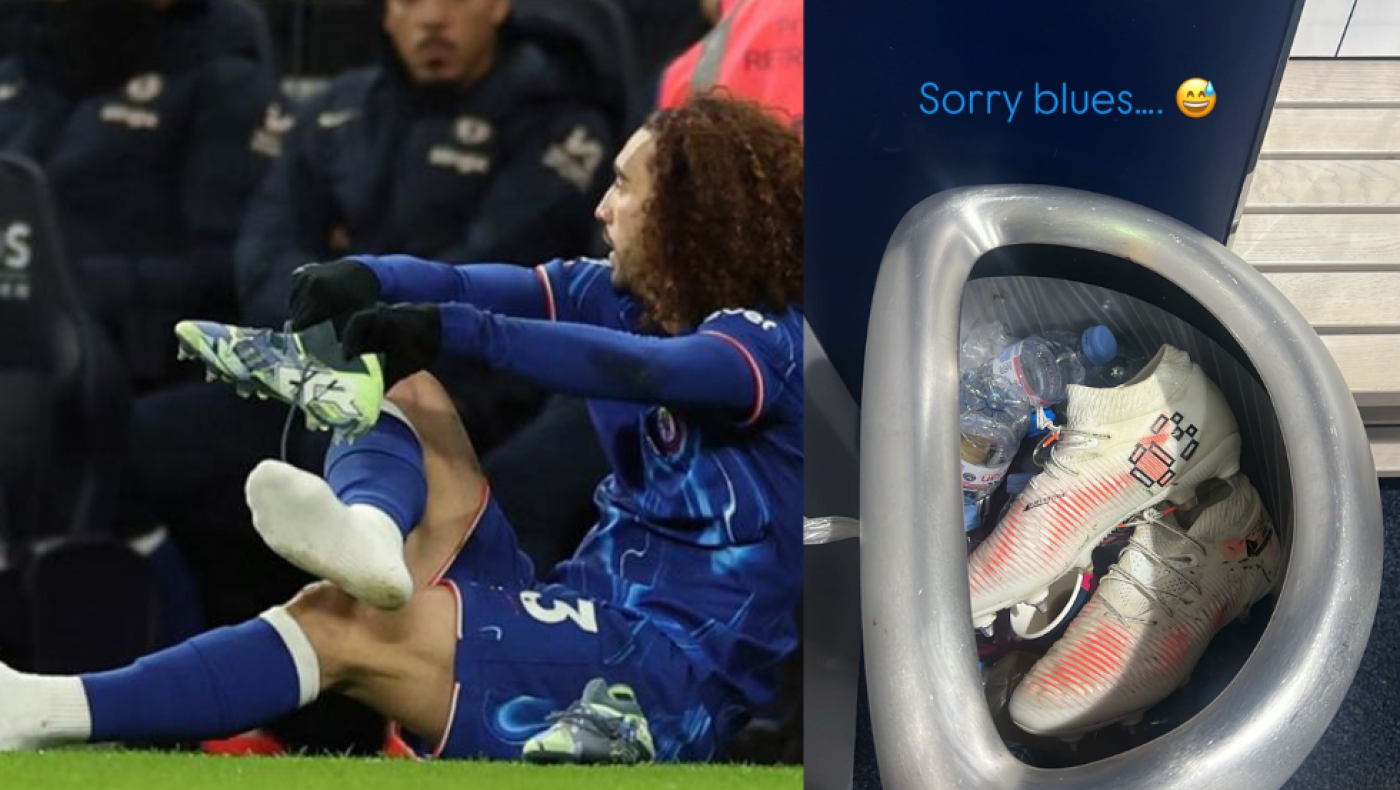 Τότεναμ - Τσέλσι: Ο Κουκουρέγια πέταξε στα... σκουπίδια τα παπούτσια του επειδή γλίστρησε