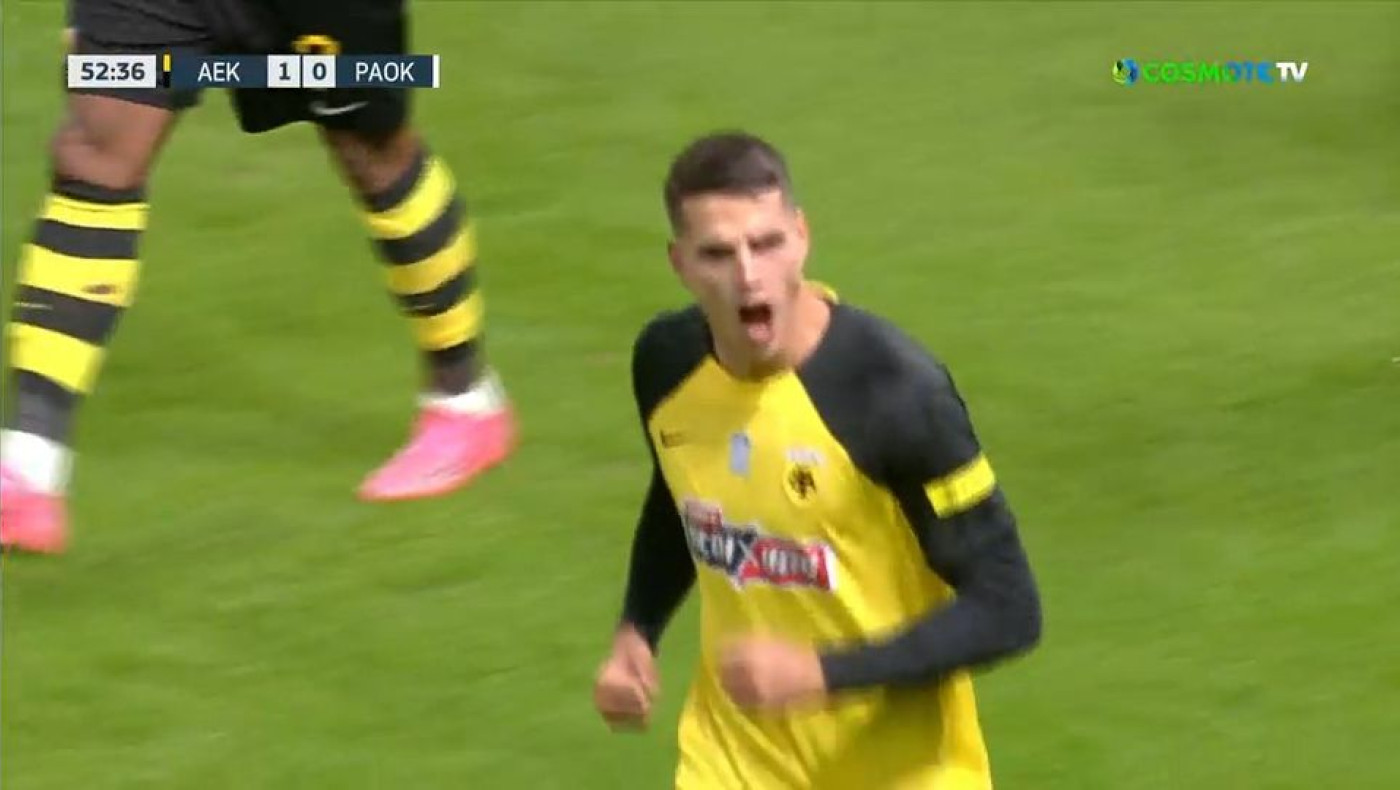 Λαμέλα: «Μπορούσα να βάλω και άλλο γκολ, να δώσουμε χαρά στον κόσμο της ΑΕΚ»