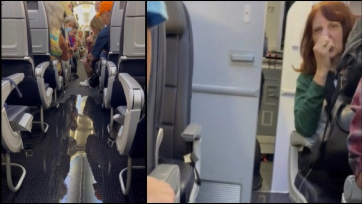 Αεροπλάνο πλημμύρισε στον αέρα από τα νερά της τουαλέτας